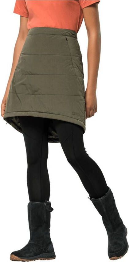 Jack Wolfskin Alpengluehen Skirt Women Winterrok Dames S dusty olive dusty olive