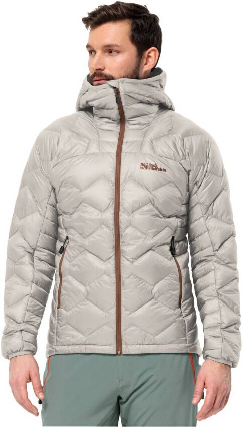 Jack Wolfskin Alpspitze Down Hoody Men Donsjack Heren S dove