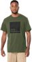 Jack Wolfskin Brand T-Shirt Men Heren T-shirt van biologisch katoen M greenwood - Thumbnail 2