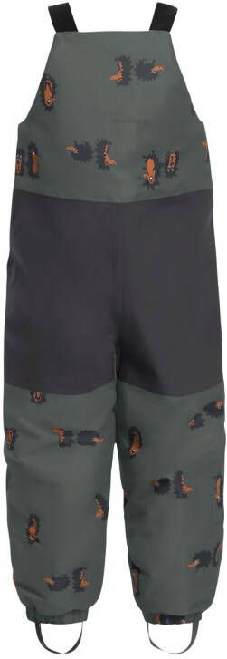 Jack Wolfskin Gleely 2L Ins Print BIB Kids Winteroverall Kinderen 104 slate green allover slate green allover - Foto 2