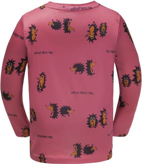 Jack Wolfskin Gleely Print Longsleeve Kids Functioneel shirt met lange mouwen Kinderen 140 soft pink 51 soft pink 51