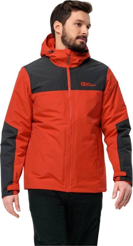 Jack Wolfskin Jasper Ins Jacket Men Waterdicht winterjack Heren M strong red strong red