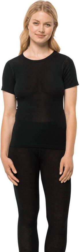 Jack Wolfskin Merino Shortsleeve Women XXL black