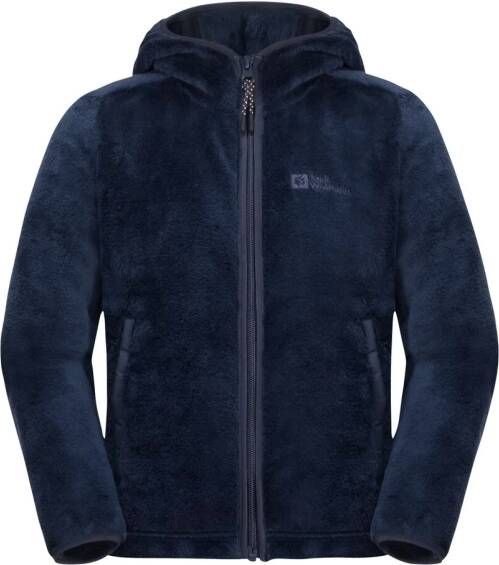 Jack Wolfskin Nepali Jacket Kids Fleece jack Kinderen 164 blue night blue