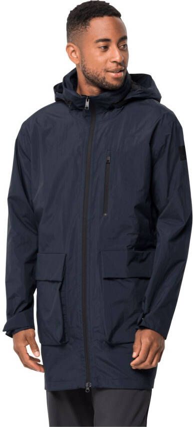 Jack Wolfskin Norden Port Parka Men Waterdichte winterjas Heren L blue night blue
