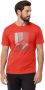Jack Wolfskin Peak Graphic T-Shirt Men Functioneel shirt Heren S rood strong red - Thumbnail 2