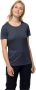 Jack Wolfskin Tech T-Shirt Women Functioneel shirt Dames L blue night blue - Thumbnail 2