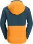 Jack Wolfskin Turbulence Softshelljack 104 bruin orange pop - Thumbnail 2
