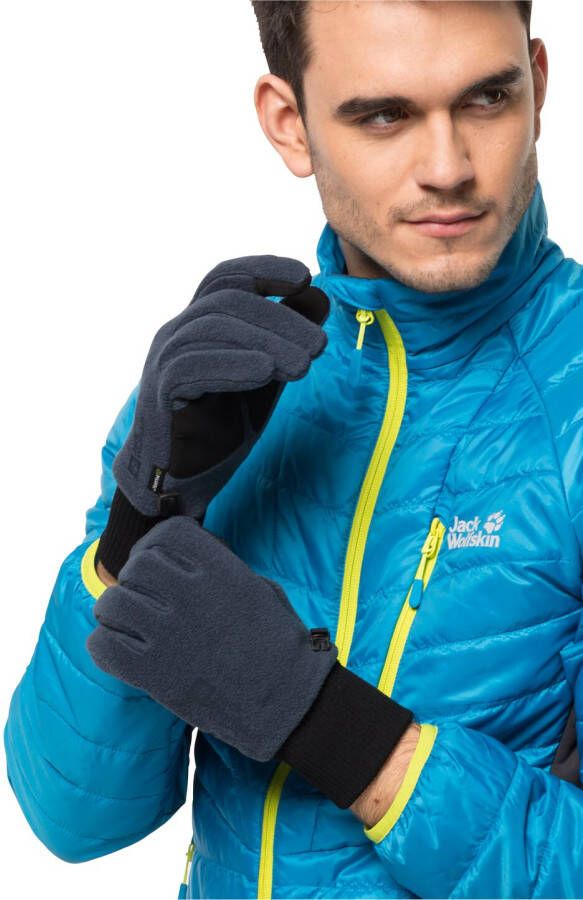 Jack Wolfskin Vertigo Glove Fleece handschoenen XL blue night blue