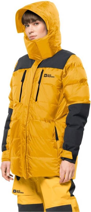 Jack Wolfskin 1995 Series Cook Jacket Women Expeditie-donsjack Dames XS burly yellow xt Burly Yellow XT