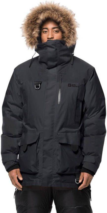 Jack Wolfskin 1995 Series Parka Men Waterdichte expeditie-donsjas Heren M black