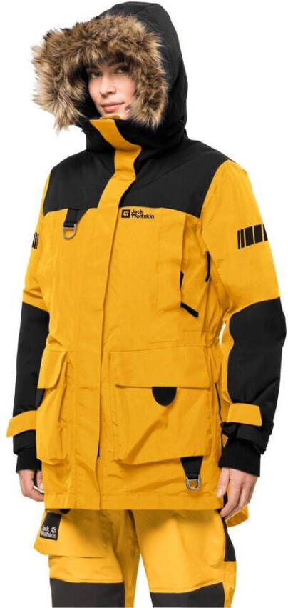 Jack Wolfskin 1995 Series Parka Women Waterdichte expeditie-donsjas Dames XS burly yellow xt Burly Yellow XT