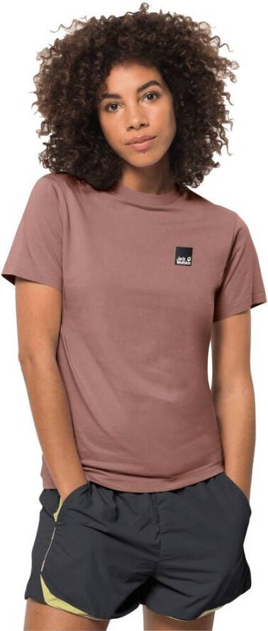 Jack Wolfskin 365 T-Shirt Women Dames T-shirt van biologisch katoen XS afterglow