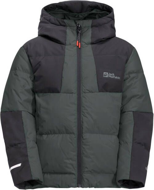 Jack Wolfskin Actamic Down Jacket Kids RDS Donsjack Kinderen 128 slate green slate green