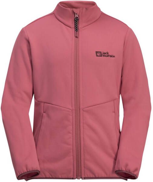 Jack Wolfskin Actamic FZ Midlayer Kids Fleece jack Kinderen 116 soft pink soft pink