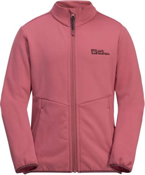 Jack Wolfskin Actamic FZ Midlayer Kids Fleece jack Kinderen 176 soft pink soft pink