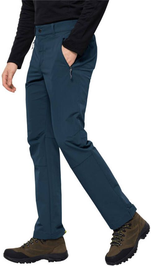 Jack Wolfskin Activate Extended Version Pants Men Softshell-wandelbroek Heren 46 dark sea dark sea
