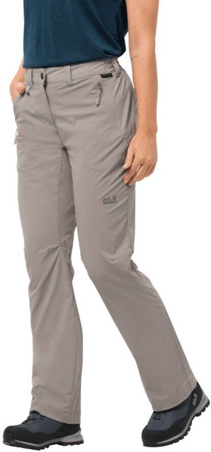 Jack Wolfskin Activate Light Pants Women Softshellbroek Dames 38 bruin moon rock