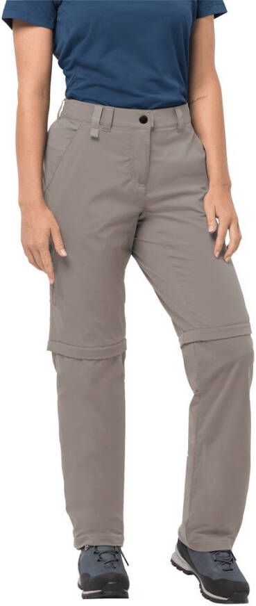 Jack Wolfskin Activate Light Zip Off Women Zip-off-softshellbroek dames 38 bruin moon rock - Foto 3