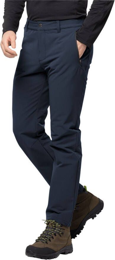 Jack Wolfskin Activate Thermic Pants Men Softshell-wandelbroek Heren 46 blue night blue