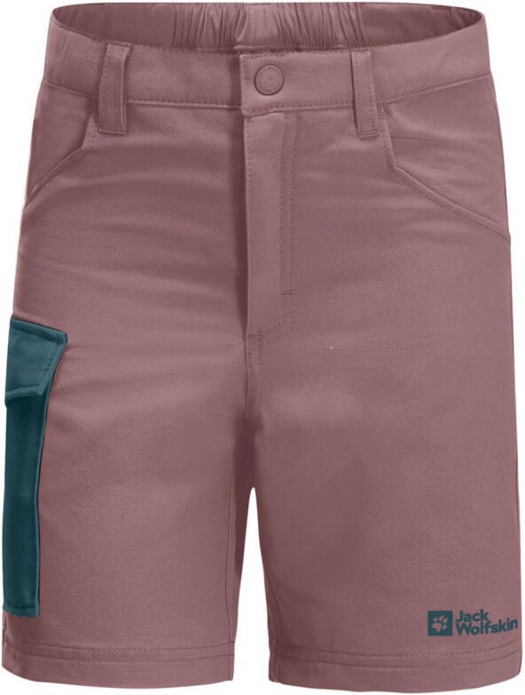 Jack Wolfskin Active Shorts Kids Korte softshellbroek Kinderen 128 ash mauve ash mauve