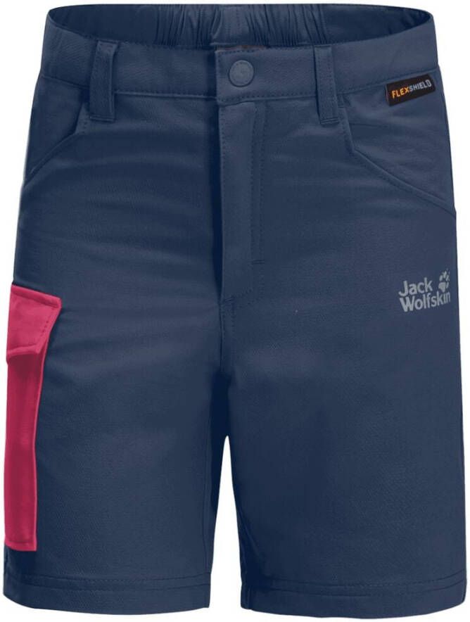 Jack Wolfskin Active Shorts Kids Korte softshellbroek Kinderen 164 dark indigo dark indigo