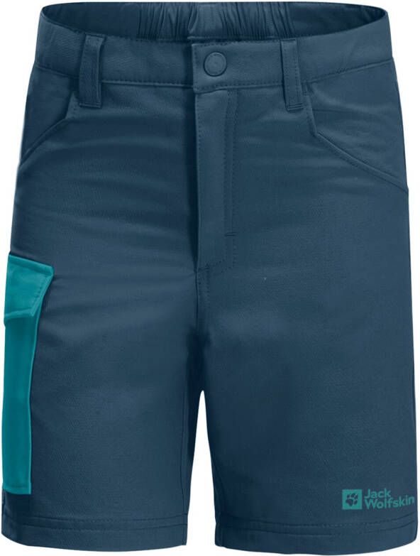 Jack Wolfskin Active Shorts Kids Korte softshellbroek Kinderen 164 dark sea dark sea