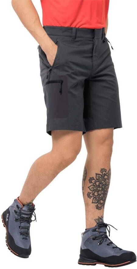 Jack Wolfskin Active Track Shorts Men Korte softshellbroek Heren 54 phantom