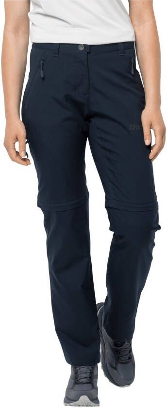Jack Wolfskin Active Track Zip Off Pants Women Zip-Off-wandelbroek Dames 38 blue night blue
