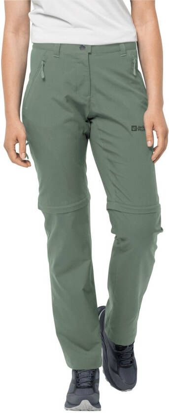 Jack Wolfskin Active Track Zip Off Pants Women Zip-Off-wandelbroek Dames 44 picnic green picnic green