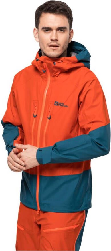 Jack Wolfskin Alpspitze 3L Jacket Men Hardshell skitours-jack Heren XXL rood wild brier