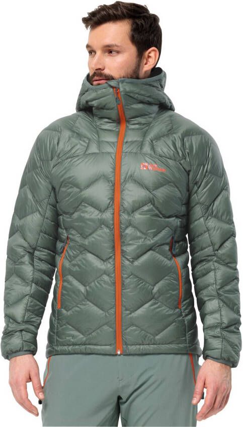 Jack Wolfskin Alpspitze Down Hoody Men Donsjack Heren M hedge green Hedge Green
