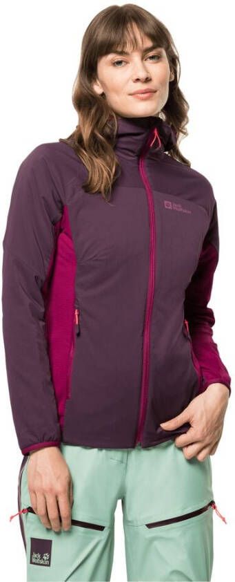 Jack Wolfskin Alpspitze Ins Hoody Women Isolerend jack Dames XL violet grapevine