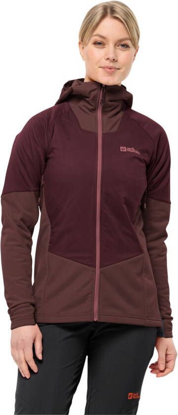 Jack Wolfskin Alpspitze Ins Hybrid Women Hybride skitouring-jack Dames XL dark maroon dark maroon