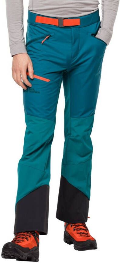 Jack Wolfskin Alpspitze Pants Men Skitours softshellbroek Heren 58 blue coral blue coral
