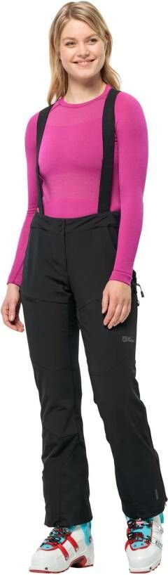 Jack Wolfskin Alpspitze Pants Women Skitouring-broek met RECCO -lokalisatiesysteem Dames 34 black