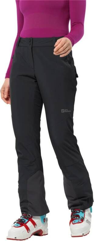 Jack Wolfskin Alpspitze Tour Pants Women Softshellbroek voor skitouring Dames 34 zwart black