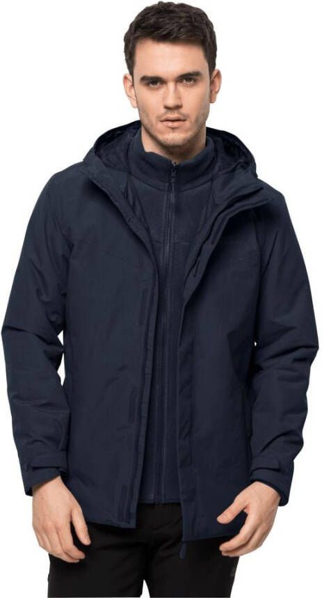 Jack Wolfskin Altenberg 3in1 Jacket Men 3in1 jack Heren 3XL blue night blue