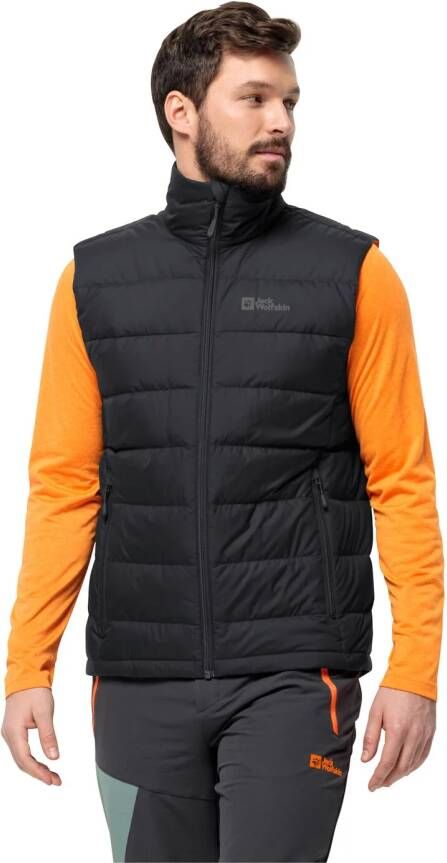 Jack Wolfskin Ather Down Vest Men RDS Donzen bodywarmer Heren L black