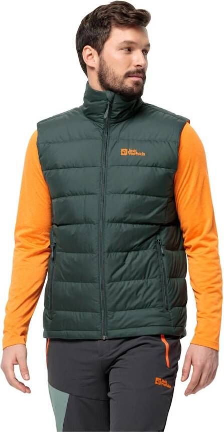 Jack Wolfskin Ather Down Vest Men RDS Donzen bodywarmer Heren XXXL black olive black olive