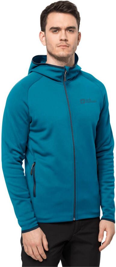 Jack Wolfskin Baiselberg Hooded FZ Men Fleece jack Heren M everest blue everest blue