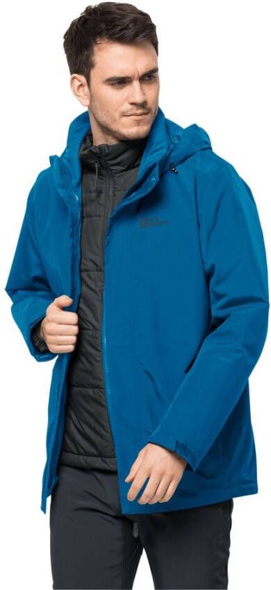 Jack Wolfskin Bergland 3in1 Jacket Men 3in1 jack Heren XXL blue pacific blue pacific