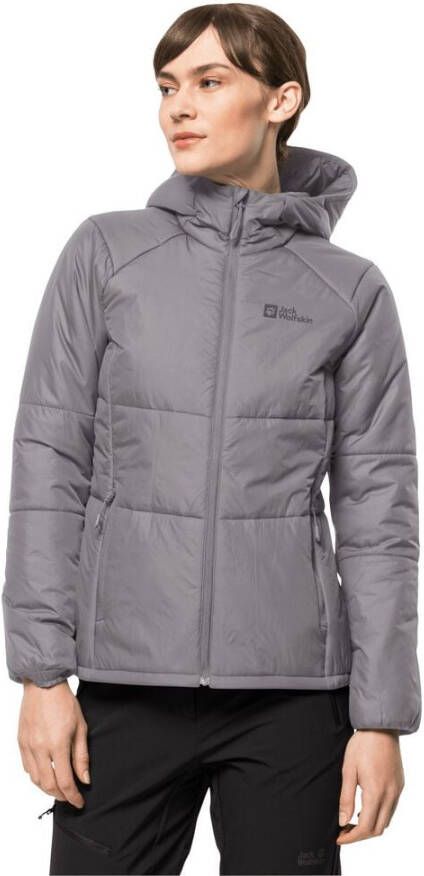 Jack Wolfskin Bergland Ins Hoody Women Isolerend jack Dames M grijs seagull