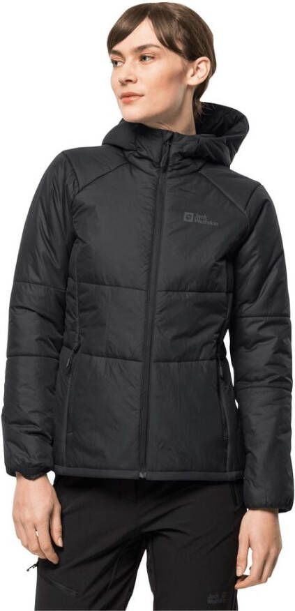 Jack Wolfskin Bergland Ins Hoody Women Isolerend jack Dames XL zwart black