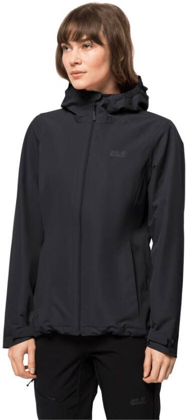 Jack Wolfskin Besler 2L Jacket Women Regenjack Dames XXL zwart black
