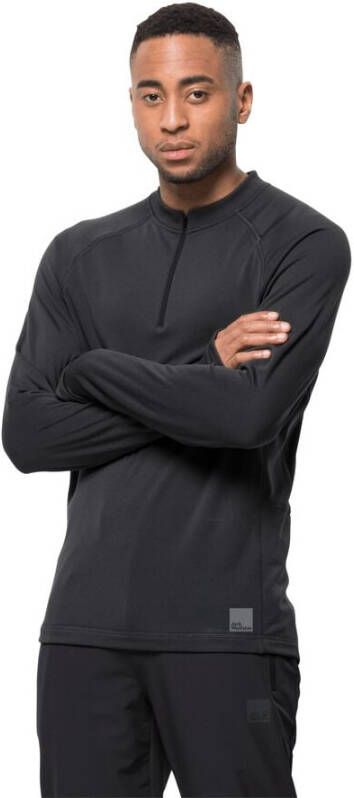 Jack Wolfskin Bike Commute Halfzip Men Fleece trui Heren XXL phantom
