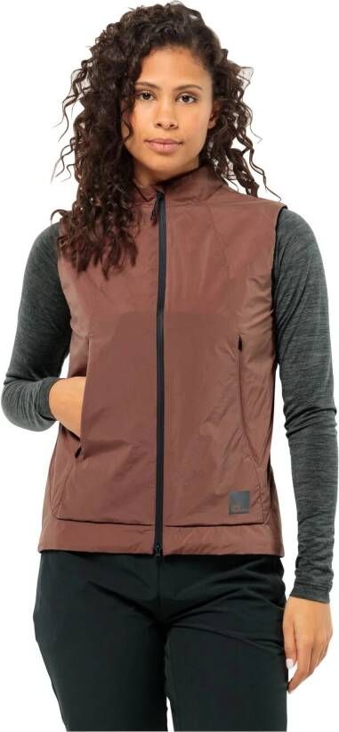 Jack Wolfskin Bike Commute Ins Vest Women Fietsbodywarmer Dames XXL wild ginger wild ginger