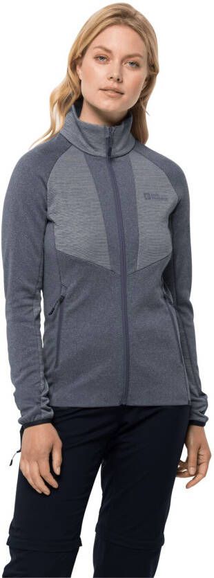 Jack Wolfskin Blattsteig FZ Women Fleece jack Dames XXL graphite