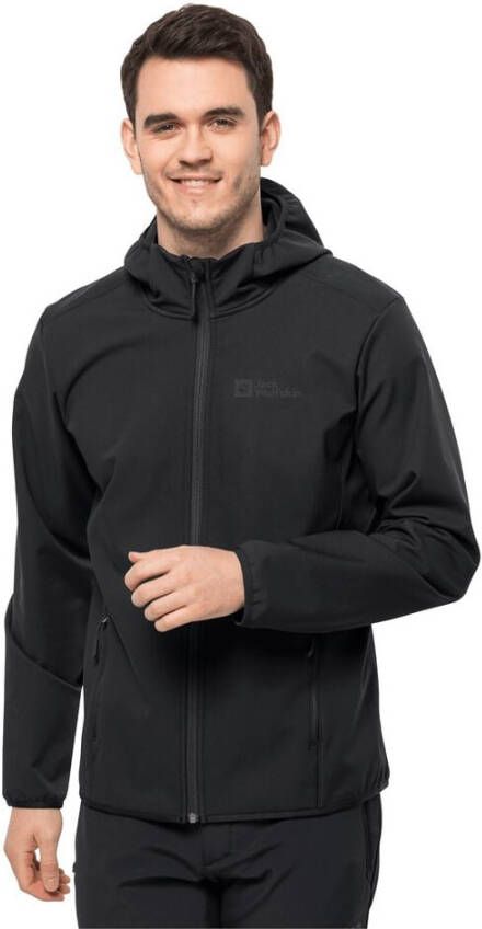 Jack Wolfskin Softshell-jack BORNBERG HOODY winddicht waterafstotend