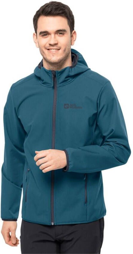 Jack Wolfskin Bornberg Hoody Men Softshelljack Heren XXL blue coral blue coral